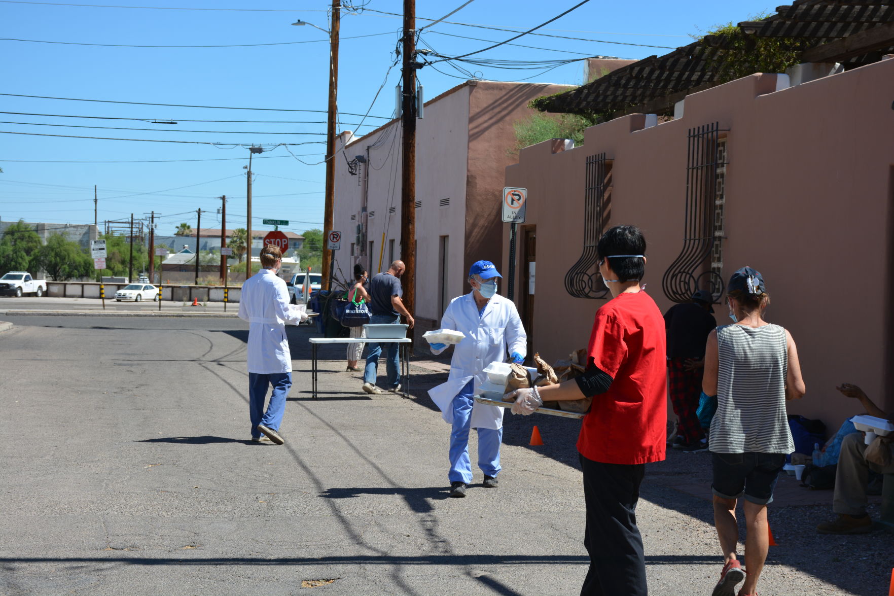 Feeding the homeless